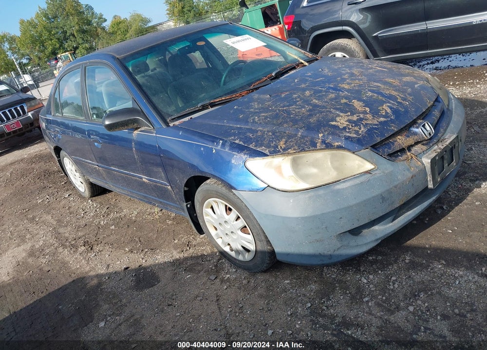 2005 HONDA CIVIC LX VIN: 1HGES16525L014255