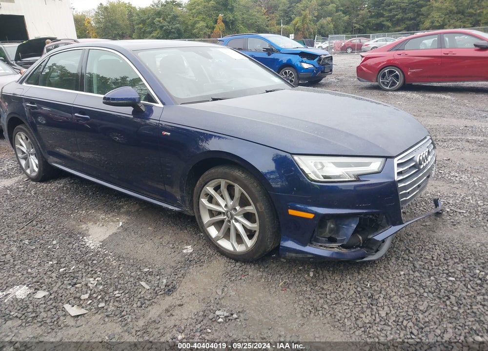 2019 AUDI A4 45 PREMIUM VIN: WAUENAF45KA029527