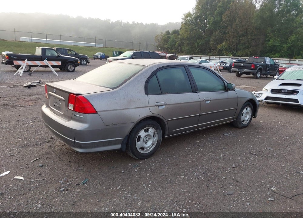 2004 HONDA CIVIC HYBRID VIN: JHMES966X4S011922