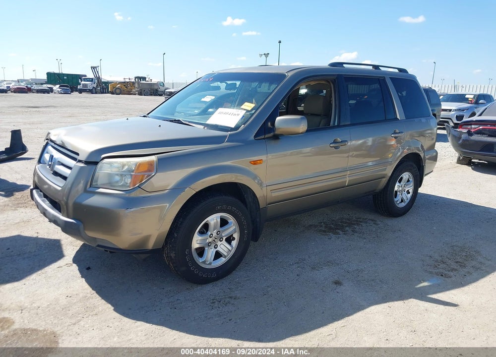 2008 HONDA PILOT VIN: 5FNYF28218B027966