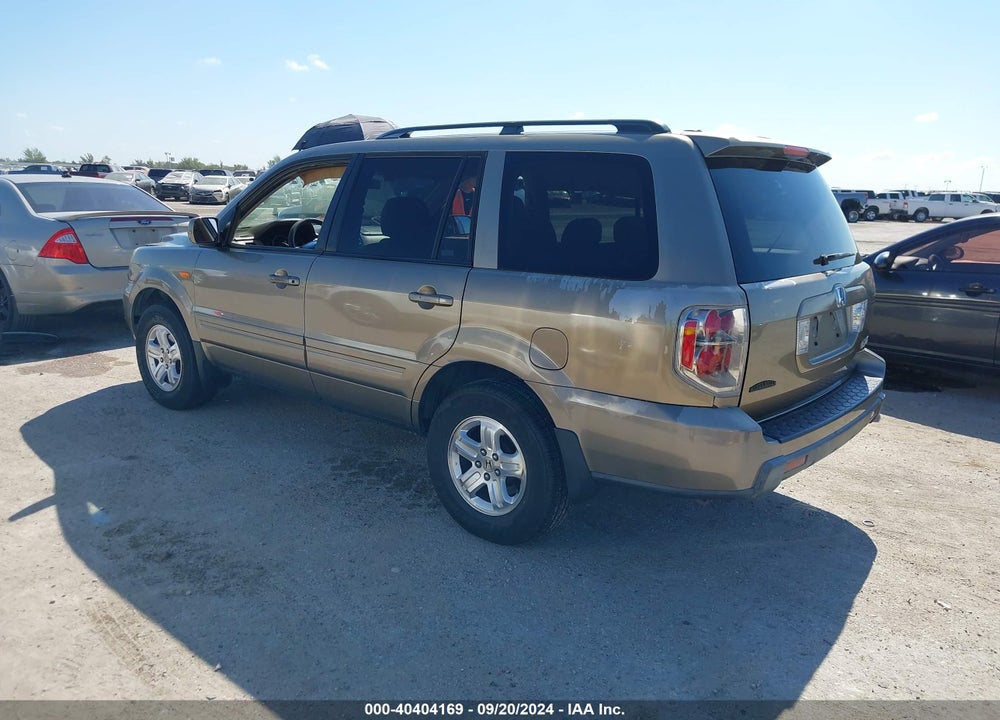 2008 HONDA PILOT VIN: 5FNYF28218B027966