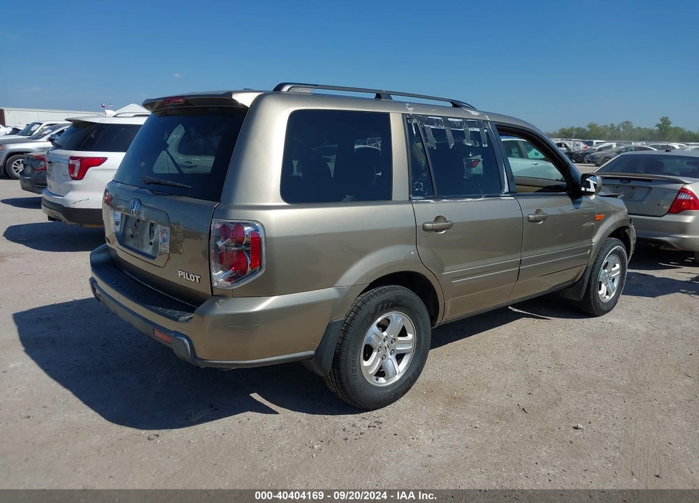 2008 HONDA PILOT VIN: 5FNYF28218B027966