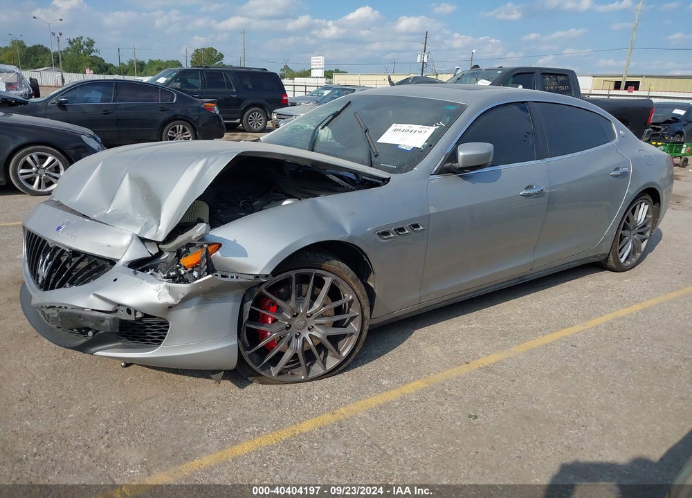 2016 MASERATI QUATTROPORTE S VIN: ZAM56RPA2G1181934