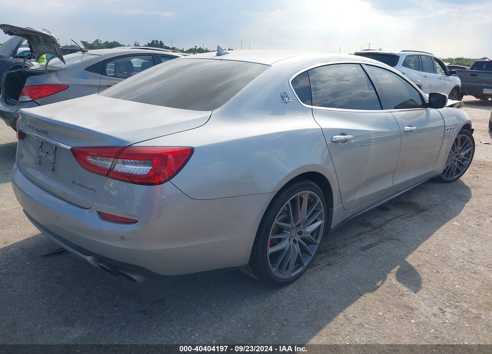 2016 MASERATI QUATTROPORTE S VIN: ZAM56RPA2G1181934