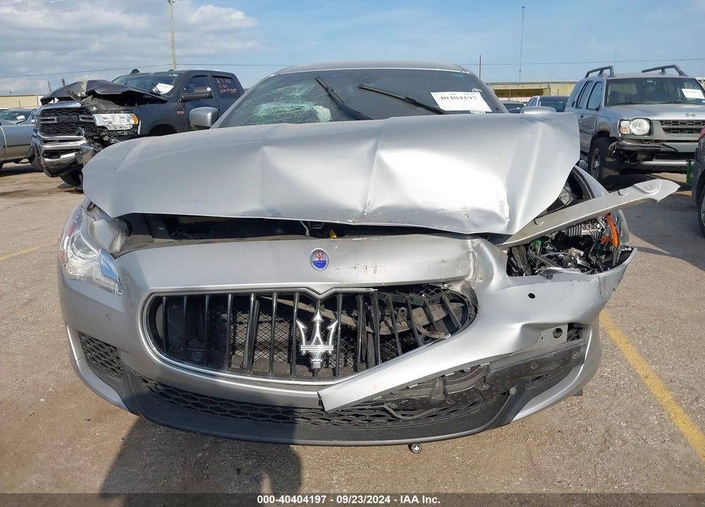 2016 MASERATI QUATTROPORTE S VIN: ZAM56RPA2G1181934
