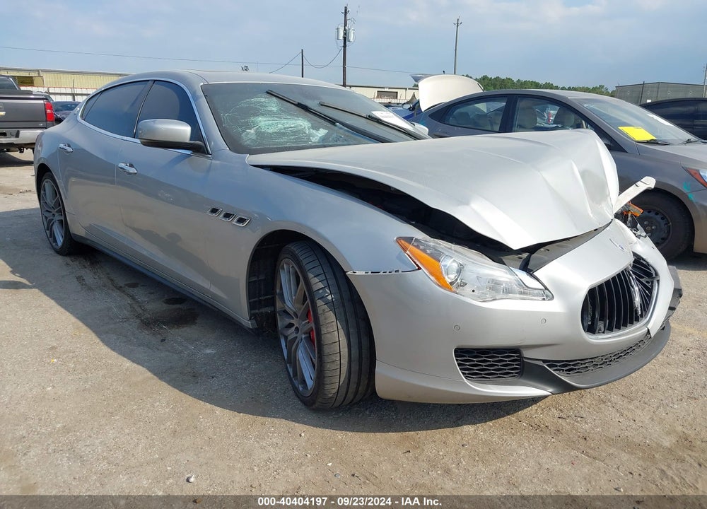 2016 MASERATI QUATTROPORTE S VIN: ZAM56RPA2G1181934