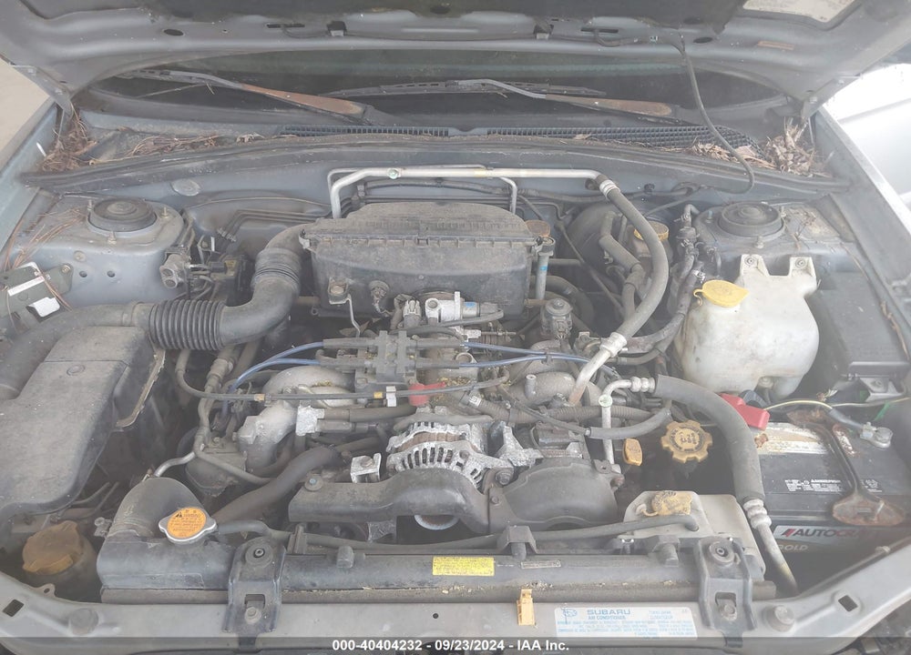 2004 SUBARU FORESTER 2.5X VIN: JF1SG63654G712983