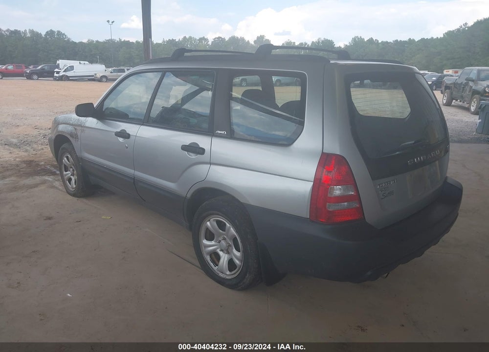 2004 SUBARU FORESTER 2.5X VIN: JF1SG63654G712983
