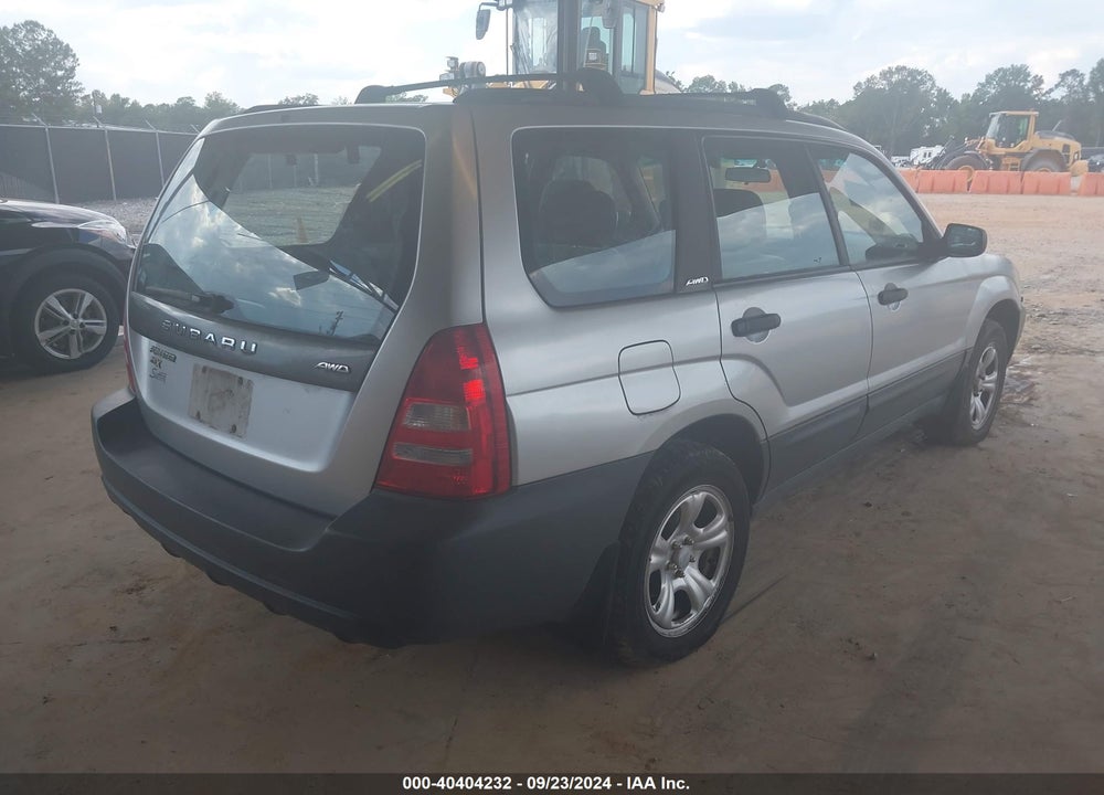 2004 SUBARU FORESTER 2.5X VIN: JF1SG63654G712983