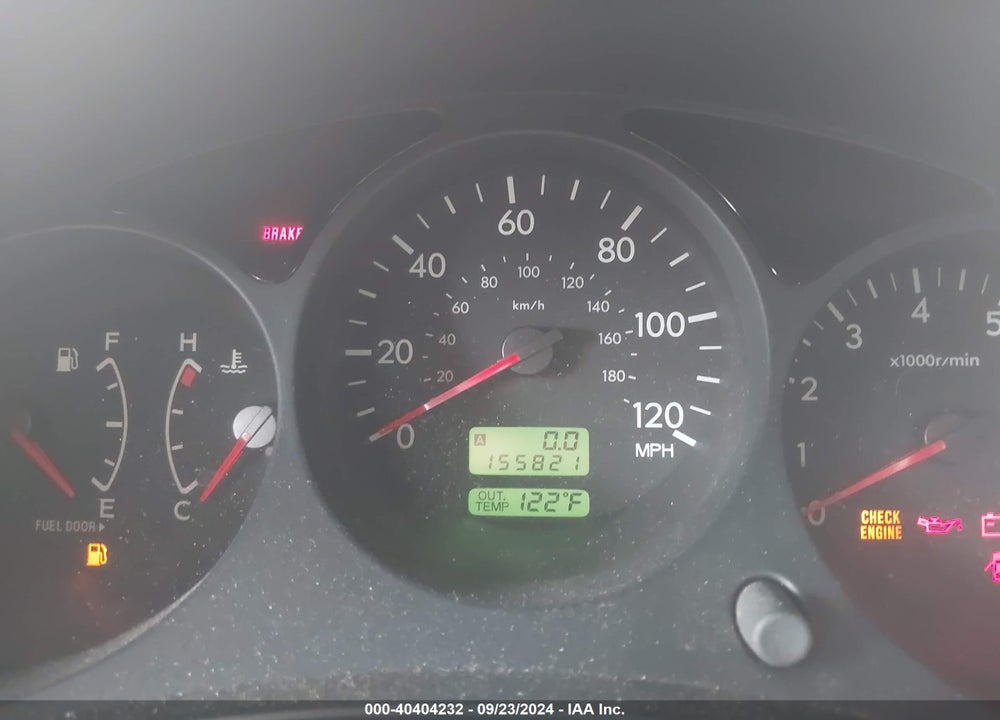 2004 SUBARU FORESTER 2.5X VIN: JF1SG63654G712983