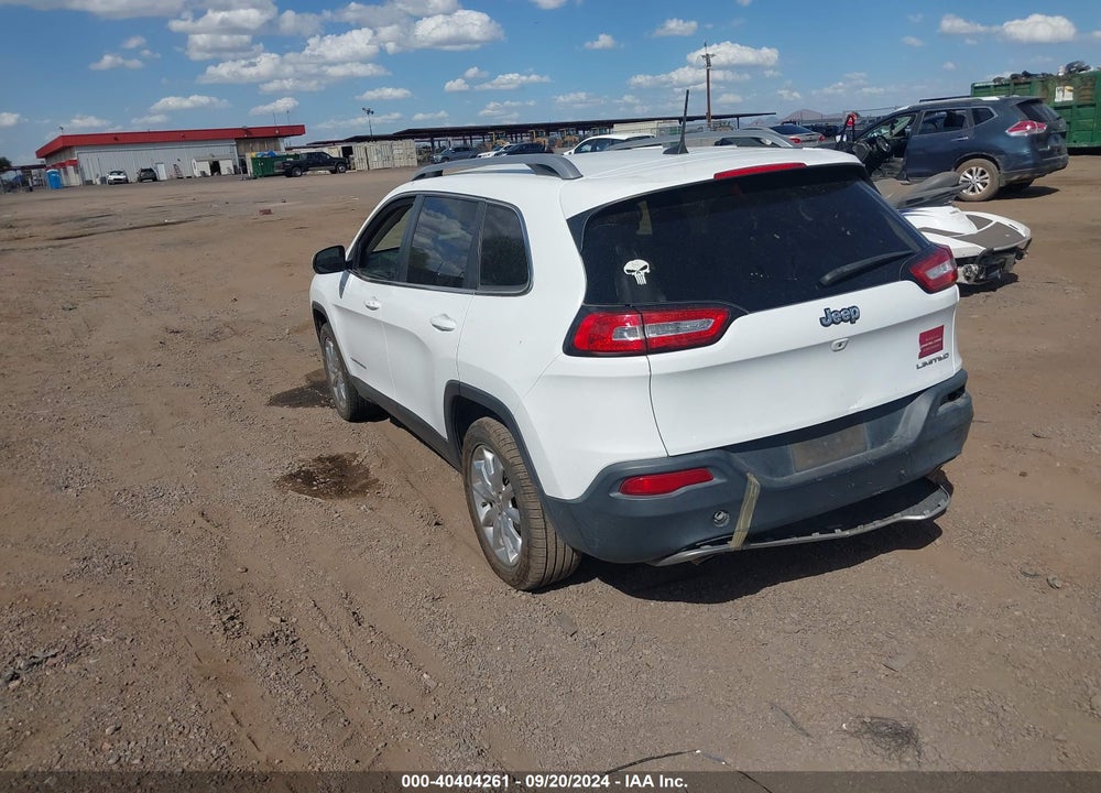 2016 JEEP CHEROKEE LIMITED VIN: 1C4PJLDB7GW247855