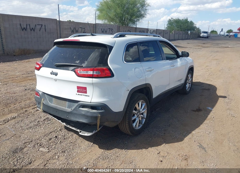 2016 JEEP CHEROKEE LIMITED VIN: 1C4PJLDB7GW247855