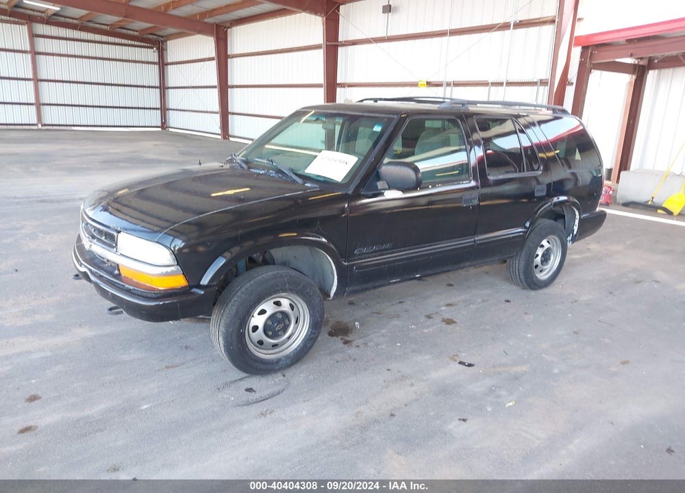 2002 CHEVROLET BLAZER LS VIN: 1GNDT13WX2K234904