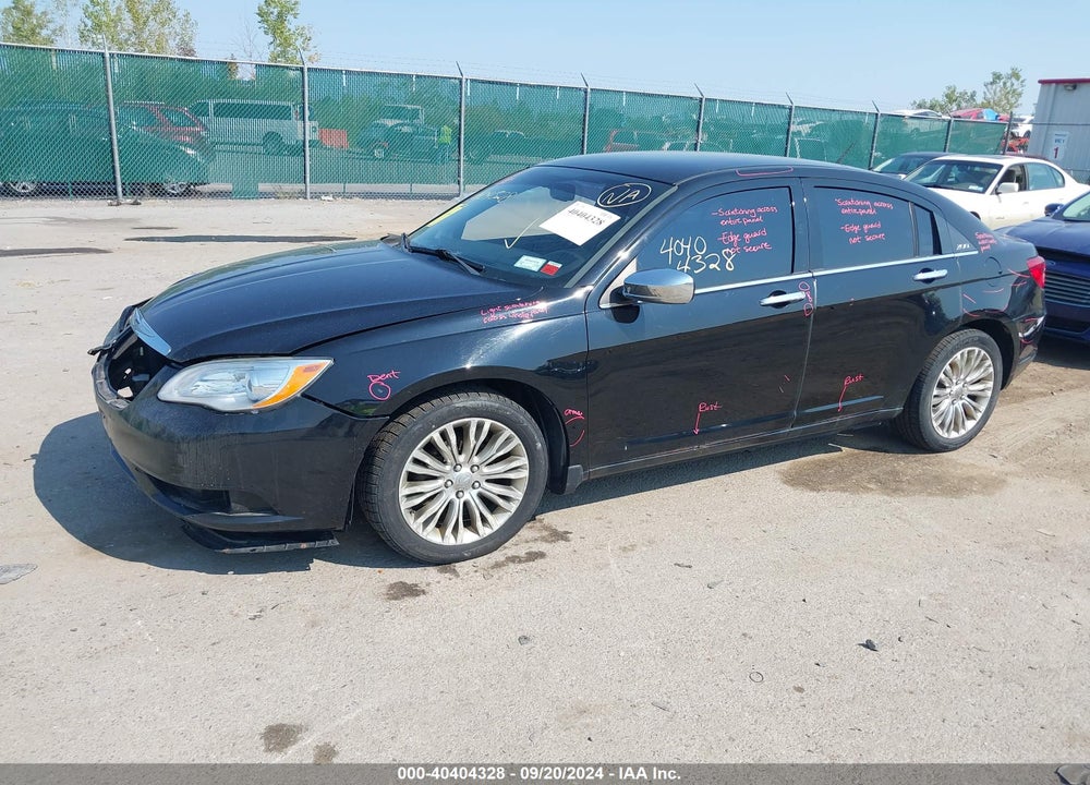 2012 CHRYSLER 200 LIMITED VIN: 1C3CCBCB9CN301827