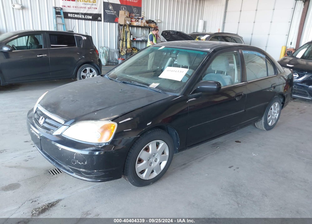 2002 HONDA CIVIC EX VIN: 2HGES26772H607626
