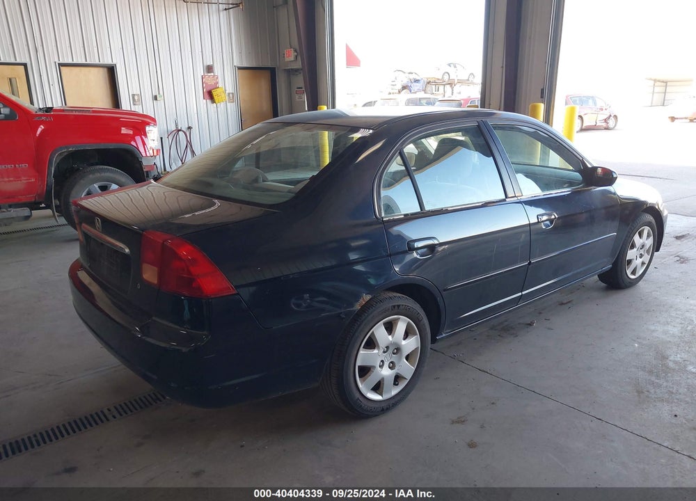 2002 HONDA CIVIC EX VIN: 2HGES26772H607626