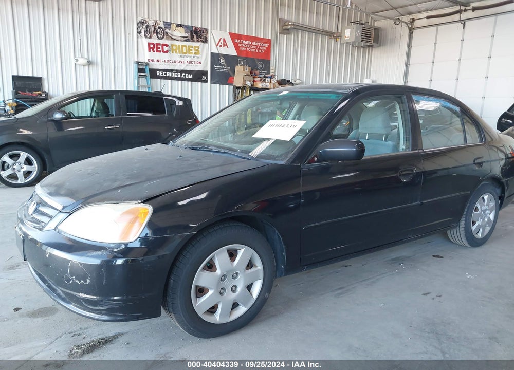 2002 HONDA CIVIC EX VIN: 2HGES26772H607626