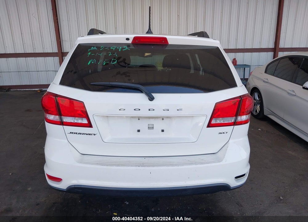 2016 DODGE JOURNEY SXT VIN: 3C4PDCBB5GT212375