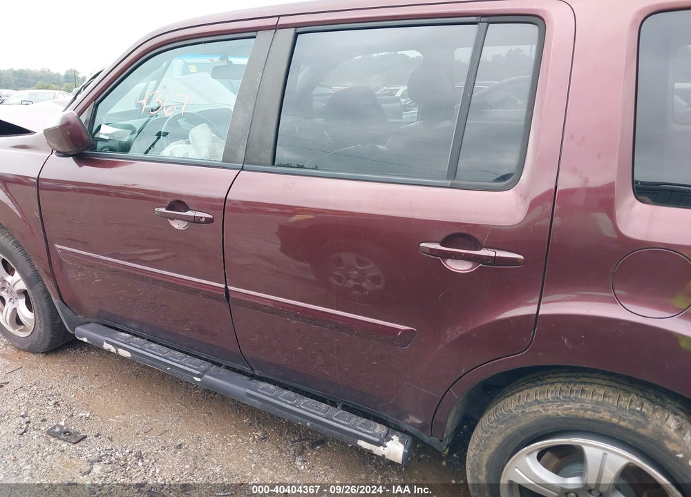 2013 HONDA PILOT EX-L VIN: 5FNYF4H57DB019340