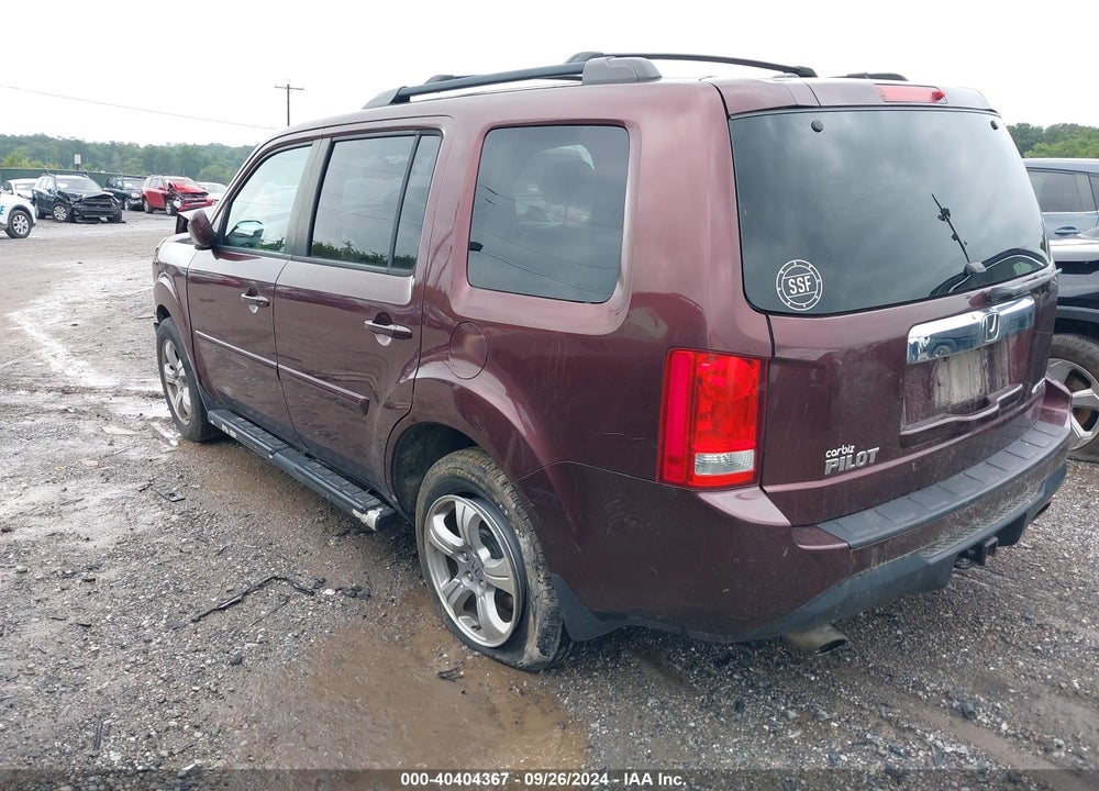 2013 HONDA PILOT EX-L VIN: 5FNYF4H57DB019340