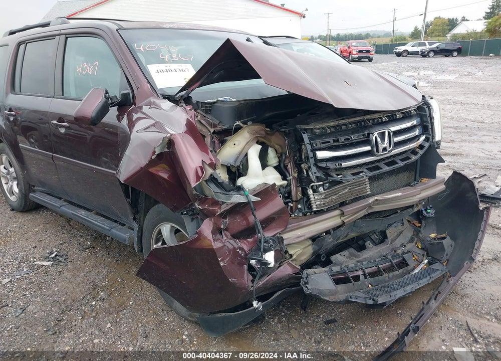 2013 HONDA PILOT EX-L VIN: 5FNYF4H57DB019340