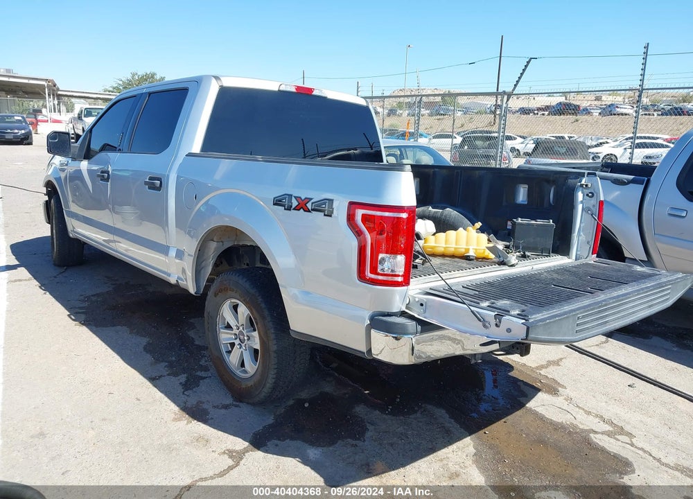 2017 FORD F-150 XLT VIN: 1FTEW1EF6HFA35187