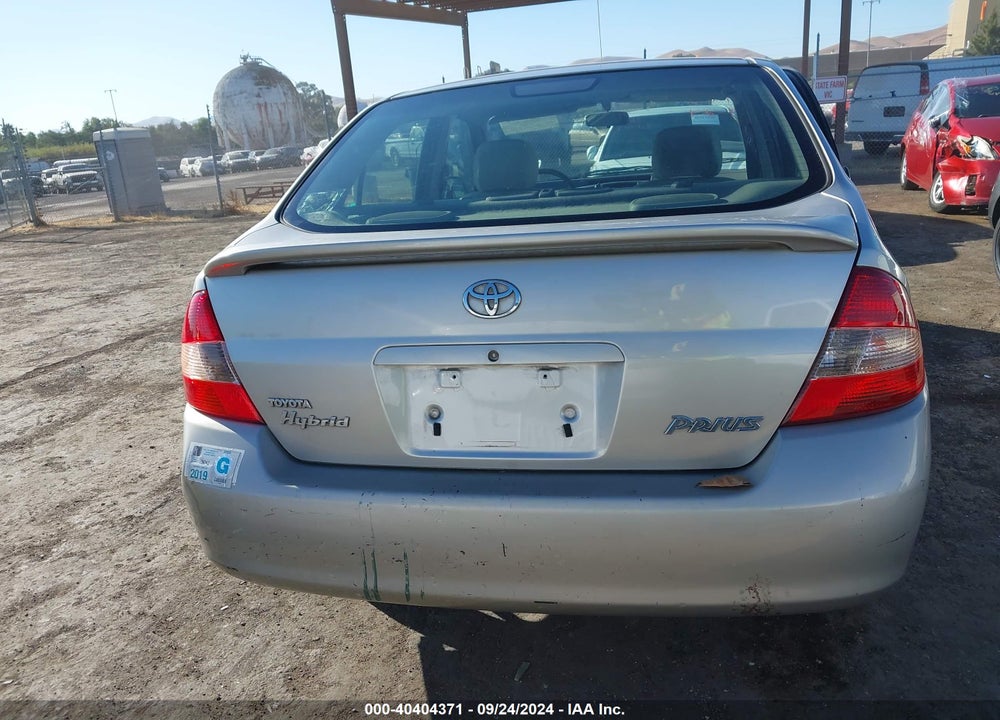 2002 TOYOTA PRIUS VIN: JT2BK18U020041059