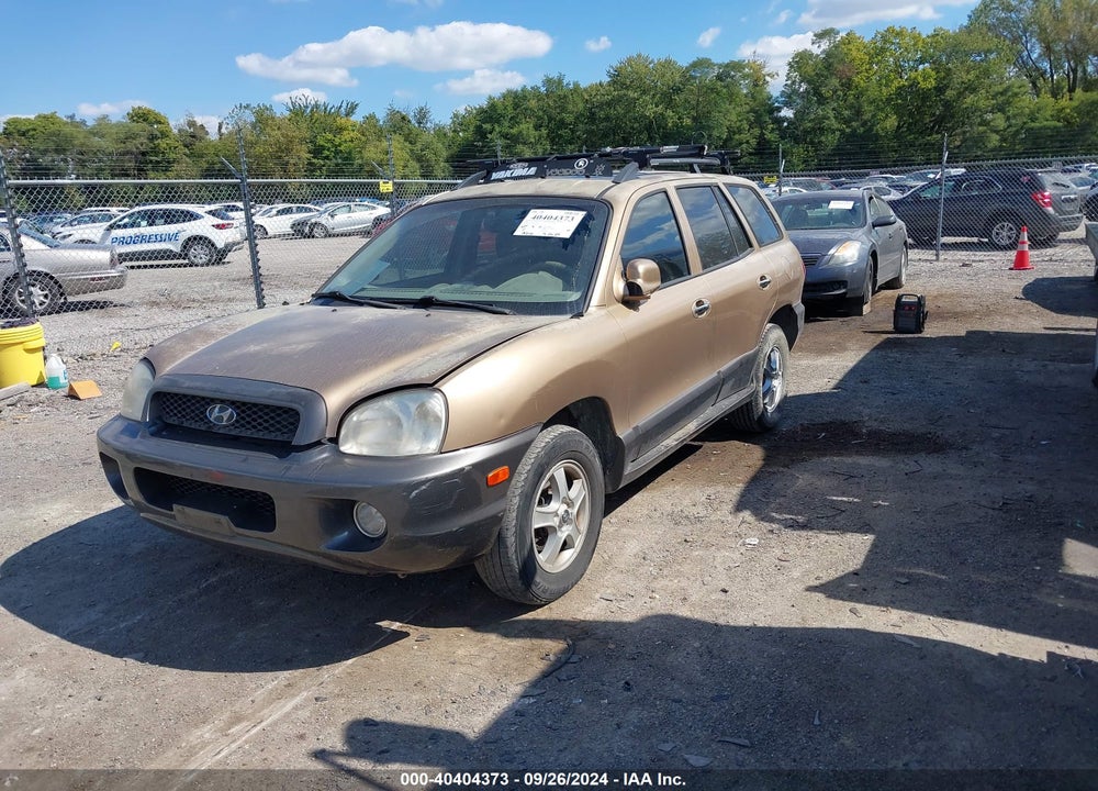 2004 HYUNDAI SANTA FE GLS/LX VIN: KM8SC73EX4U814067