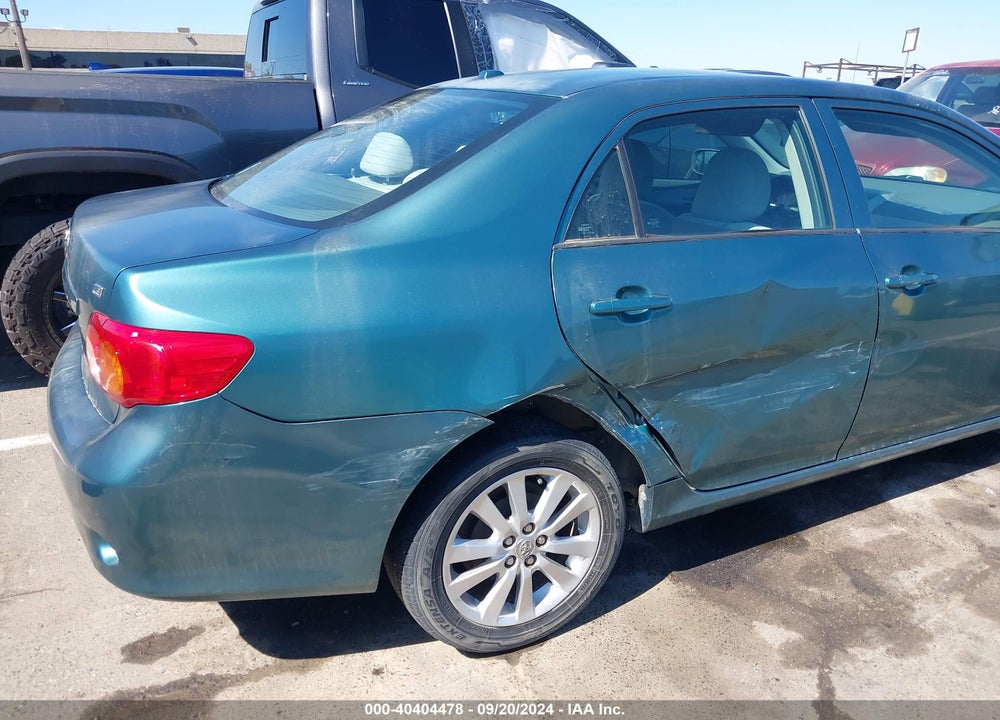 2009 TOYOTA COROLLA VIN: 1NXBU40E69Z013272