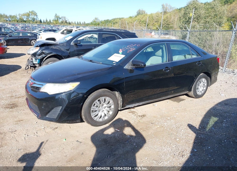 2013 TOYOTA CAMRY LE VIN: 4T4BF1FK2DR307854