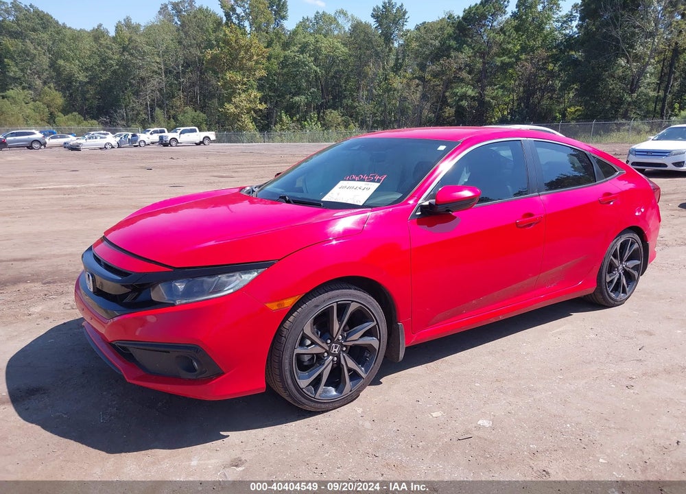 2019 HONDA CIVIC SPORT VIN: 2HGFC2F86KH537160