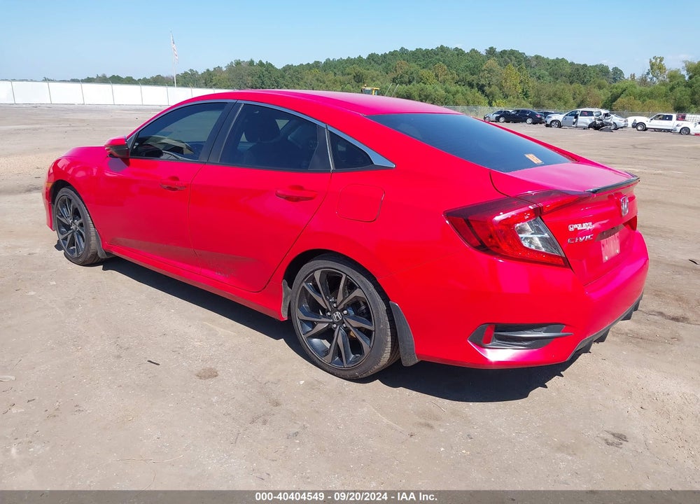 2019 HONDA CIVIC SPORT VIN: 2HGFC2F86KH537160