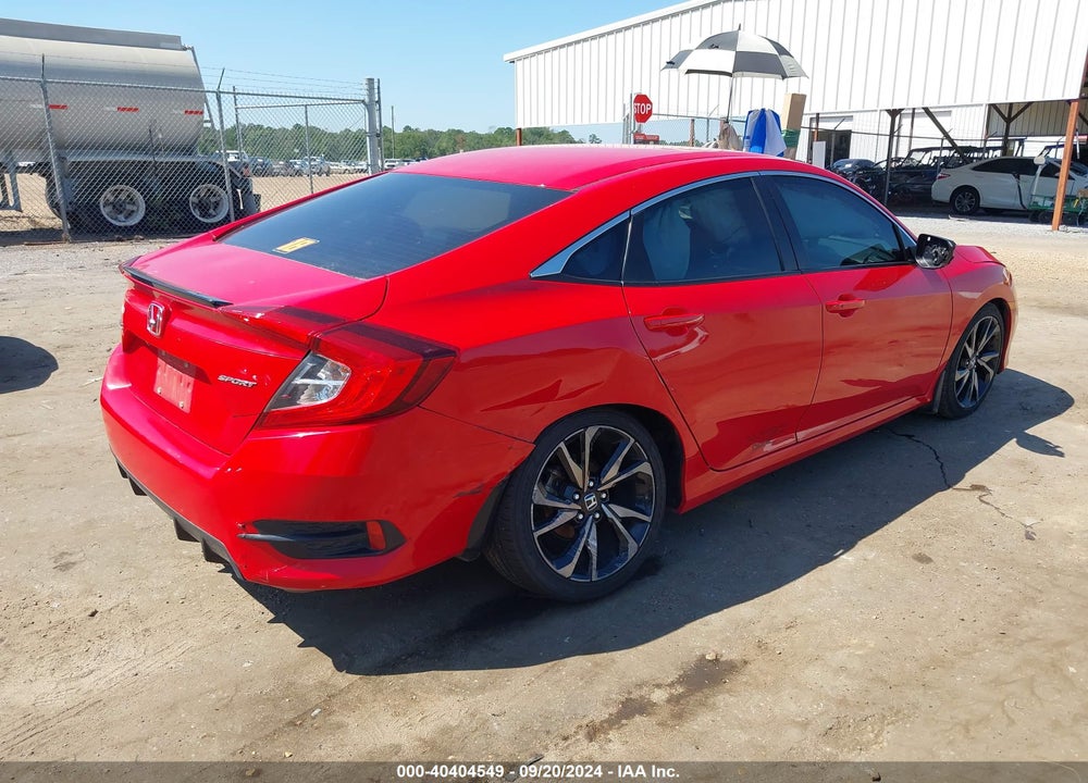 2019 HONDA CIVIC SPORT VIN: 2HGFC2F86KH537160