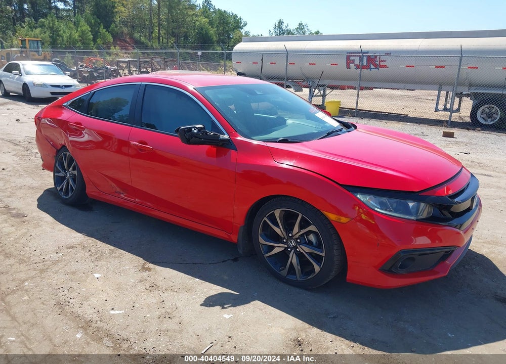 2019 HONDA CIVIC SPORT VIN: 2HGFC2F86KH537160