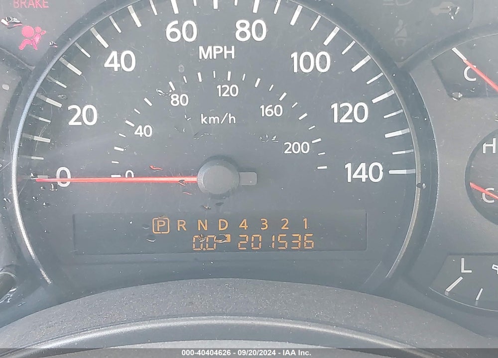 2005 NISSAN ARMADA LE VIN: 5N1AA08B35N728120