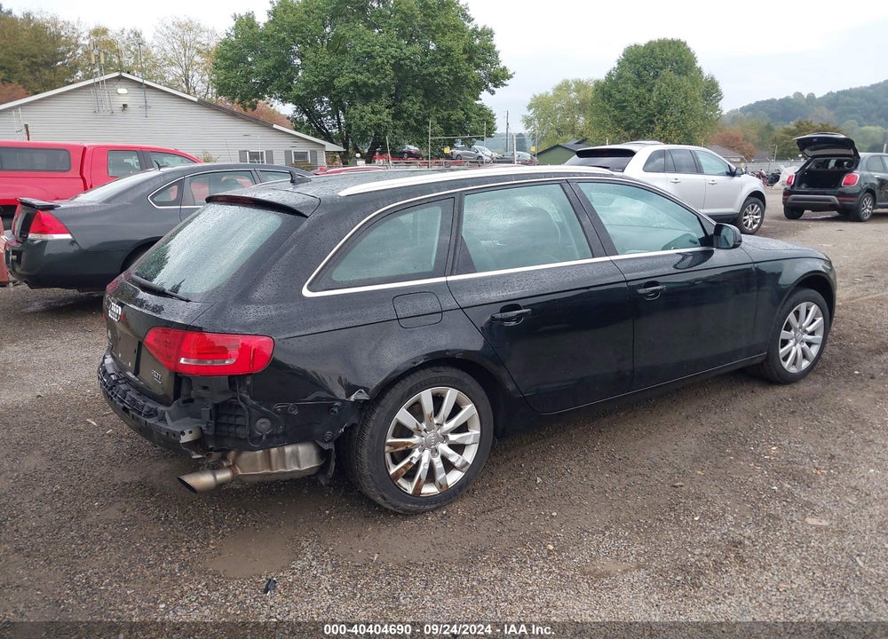 2012 AUDI A4 2.0T PREMIUM VIN: WAUSFAFL9CA042368