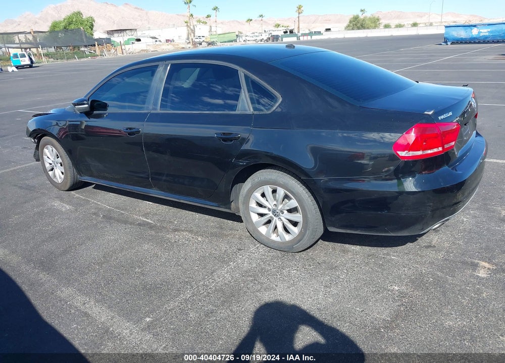 2012 VOLKSWAGEN PASSAT 2.5L S VIN: 1VWAP7A34CC109496