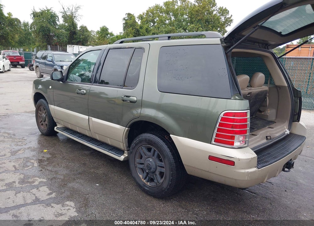 2004 MERCURY MOUNTAINEER VIN: 4M2ZU86WX4ZJ45872