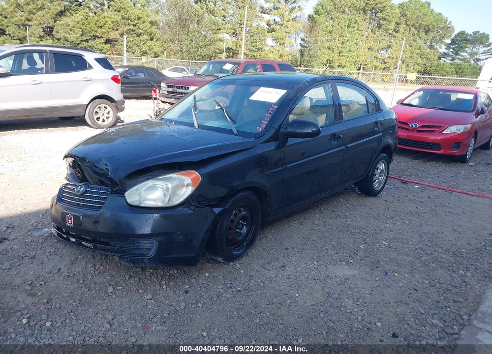 2008 HYUNDAI ACCENT GLS VIN: KMHCN46C68U239866