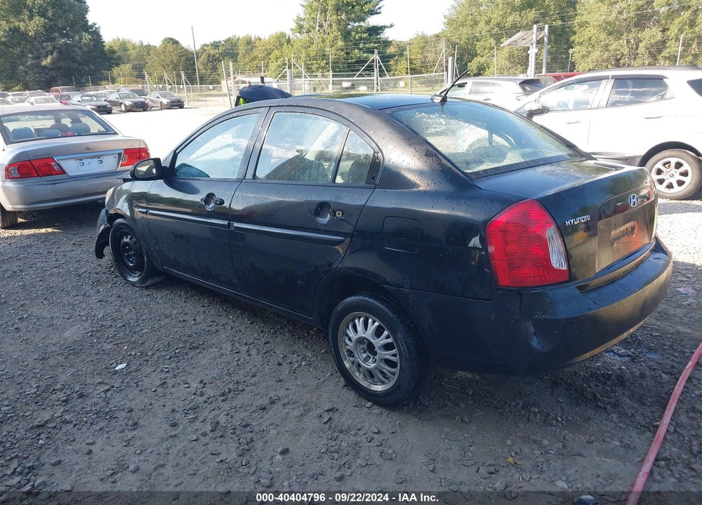 2008 HYUNDAI ACCENT GLS VIN: KMHCN46C68U239866