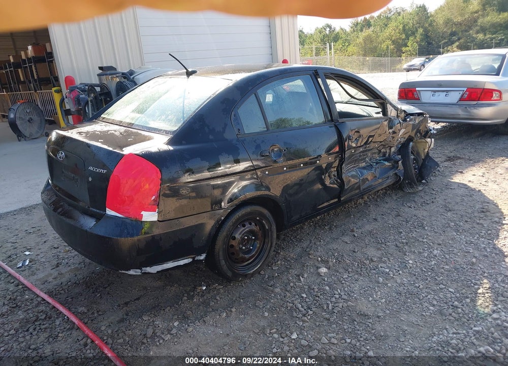 2008 HYUNDAI ACCENT GLS VIN: KMHCN46C68U239866