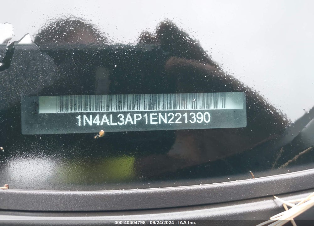 2014 NISSAN ALTIMA 2.5 S VIN: 1N4AL3AP1EN221390