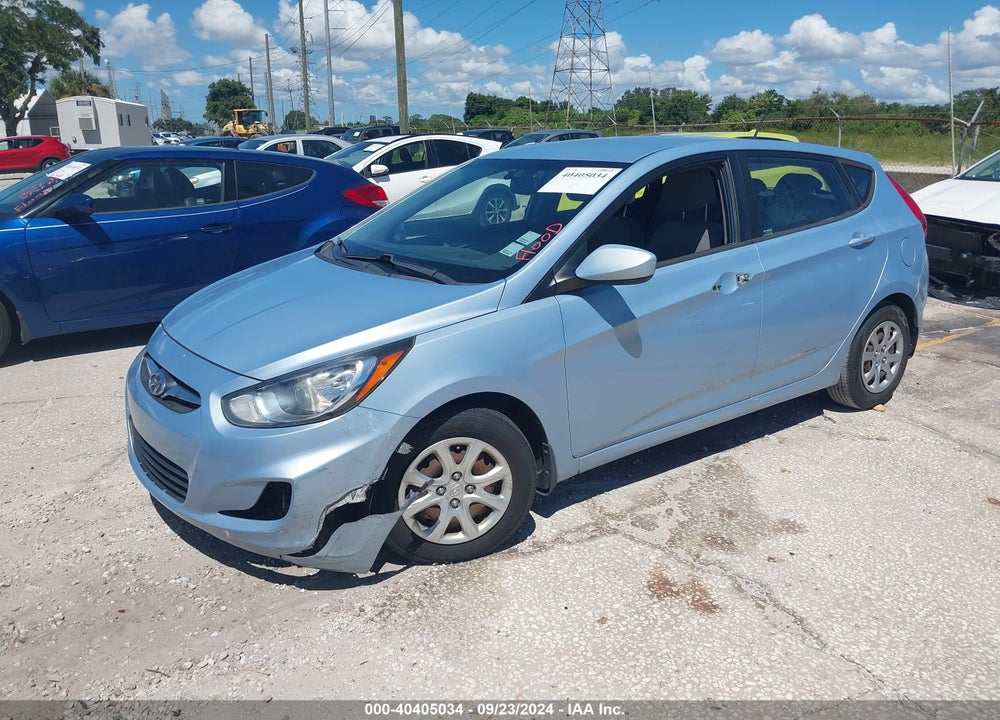 2013 HYUNDAI ACCENT GS VIN: KMHCT5AE0DU087095