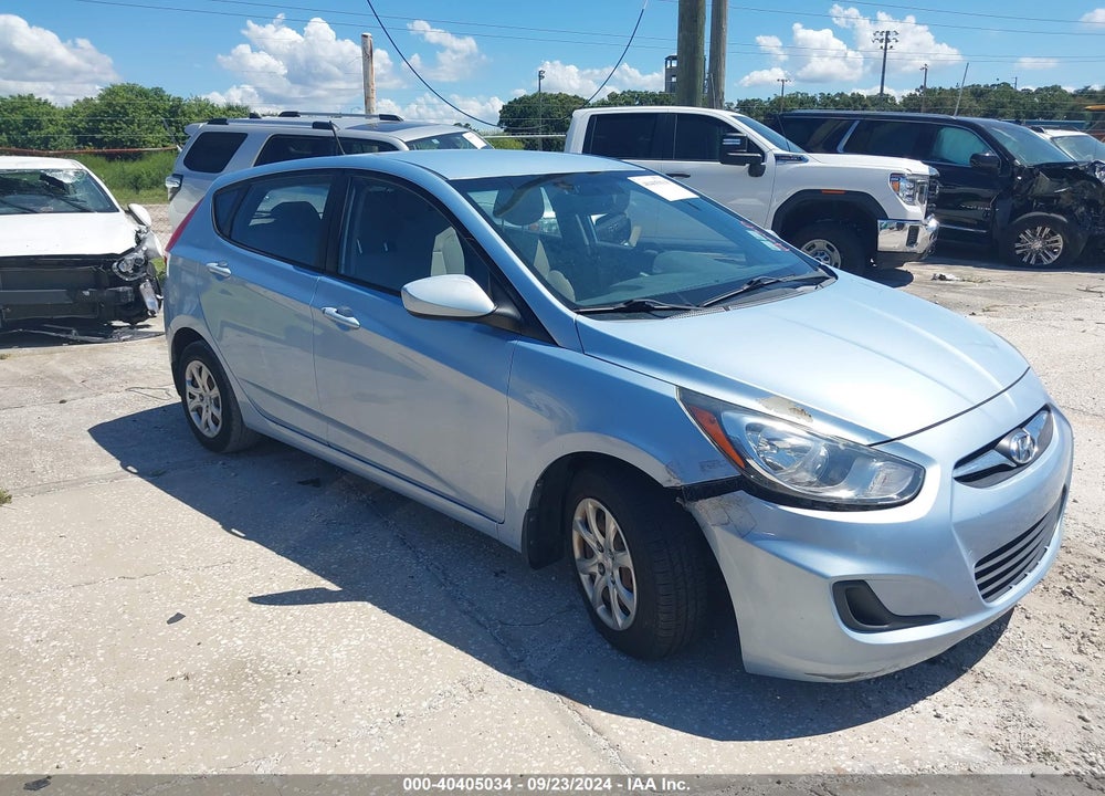 2013 HYUNDAI ACCENT GS VIN: KMHCT5AE0DU087095