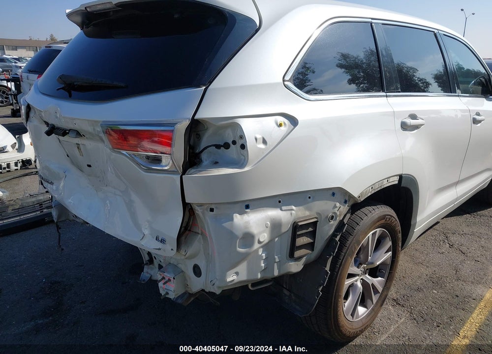 2016 TOYOTA HIGHLANDER LE PLUS V6 VIN: 5TDZKRFH5GS145190