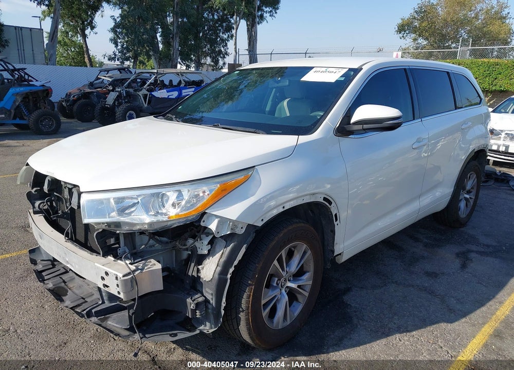 2016 TOYOTA HIGHLANDER LE PLUS V6 VIN: 5TDZKRFH5GS145190