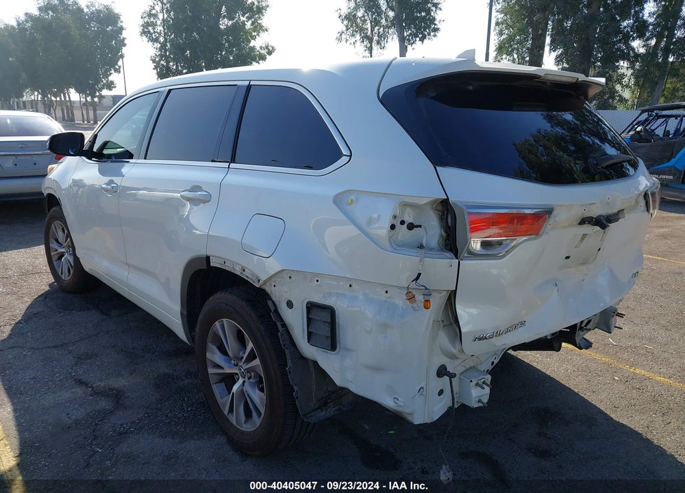 2016 TOYOTA HIGHLANDER LE PLUS V6 VIN: 5TDZKRFH5GS145190