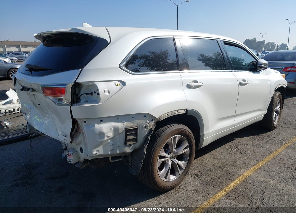 2016 TOYOTA HIGHLANDER LE PLUS V6 VIN: 5TDZKRFH5GS145190