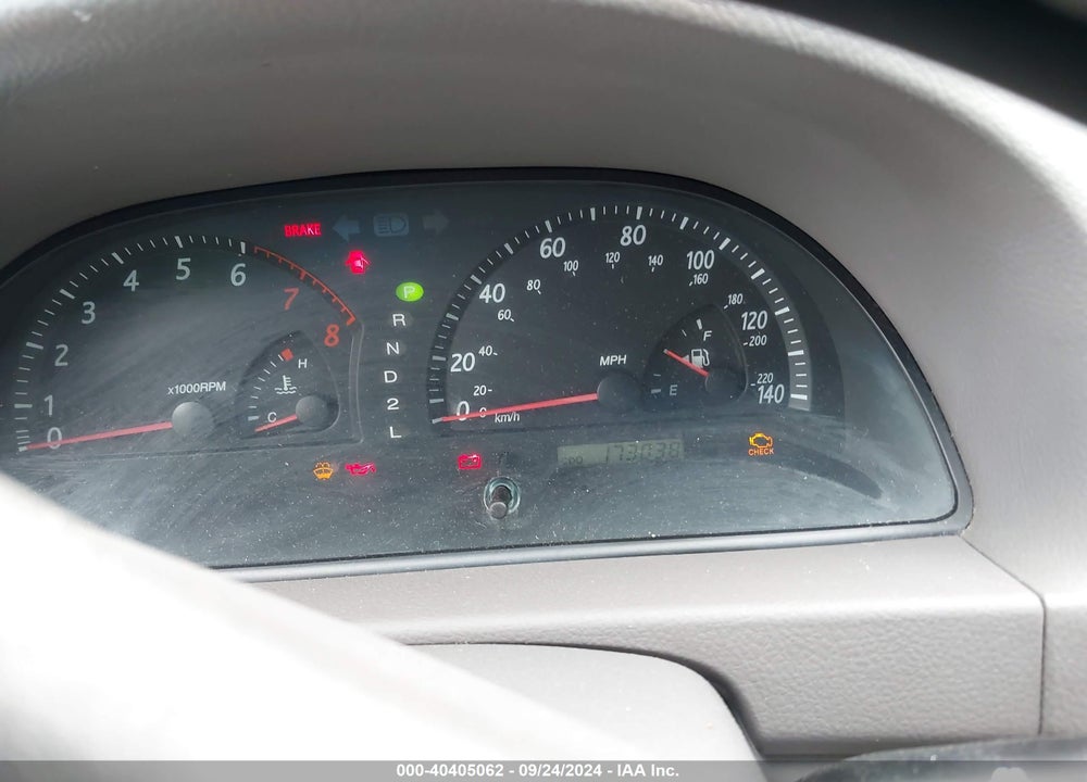 2002 TOYOTA CAMRY XLE V6 VIN: 4T1BF30K02U508180