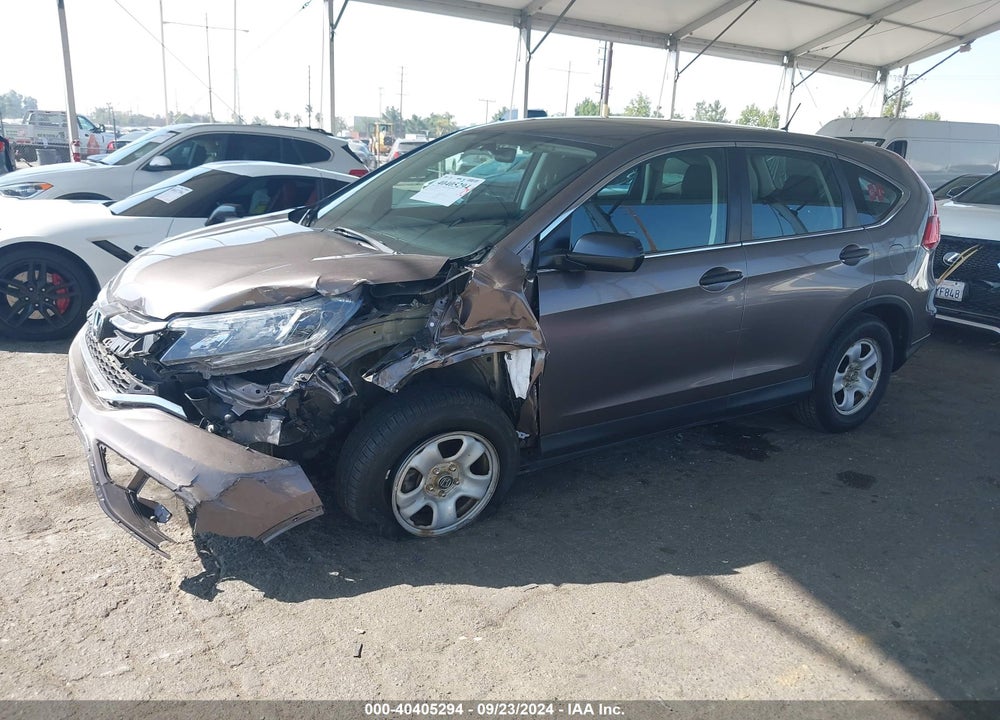 2015 HONDA CR-V LX VIN: 5J6RM4H37FL122177